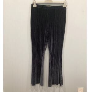NATURAL LIFE Black Velvet Flare Pants